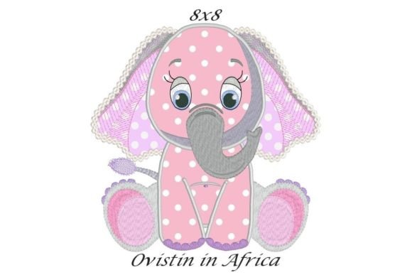 Cute Pink Elephant Applique: A Designer’s Review