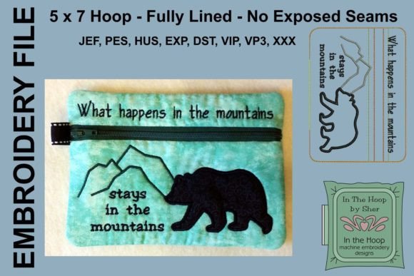 In the Mountains Zipper Bag: A Holiday Design Review