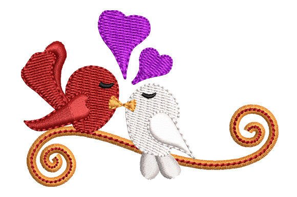 Loving Birds Embroidery Design Review for Business