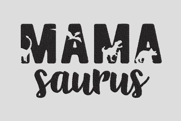 MAMA Dinosaur Family: A Whimsical Holiday Embroidery Review
