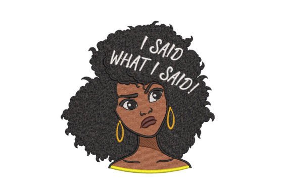 Review: Funny Afro Woman Black Beauty Design
