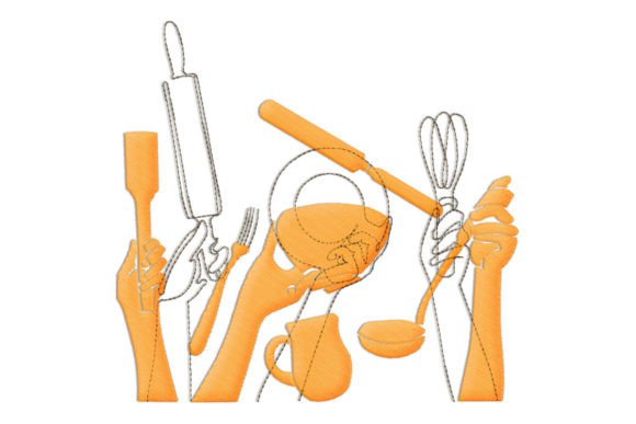 Review: Kitchen Utensils Cooking Embroidery Design