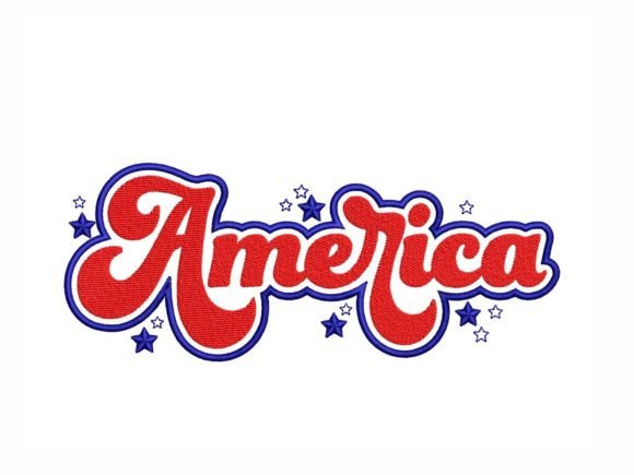 Reviewing America: A Versatile Independence Day Embroidery Design