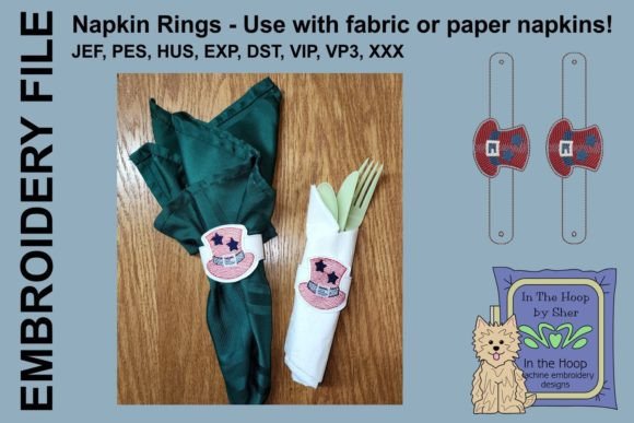 Reviewing the Patriotic Hat Napking Rings Design